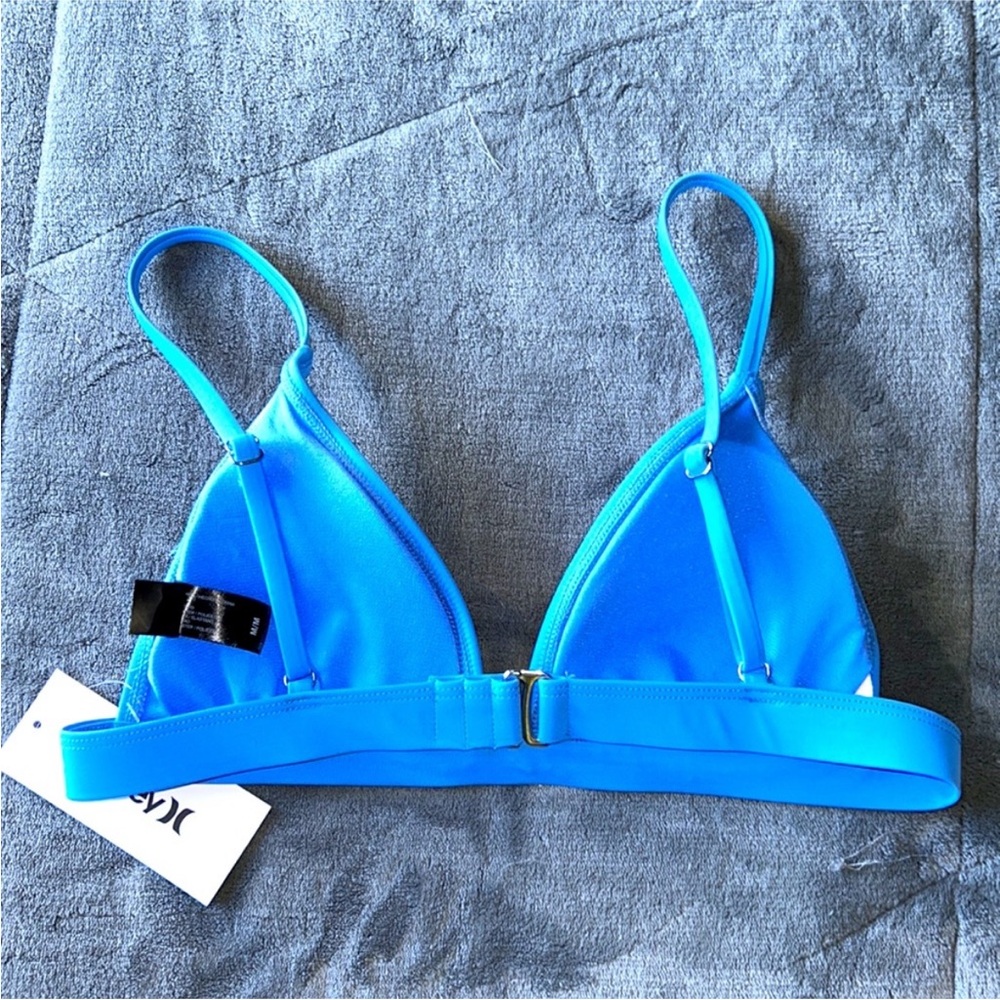 Hurley Blue Bikini Top NWT